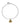 Gold Shell on Silver Bracelet