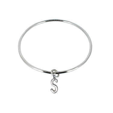 Alphabet Charm Bangle