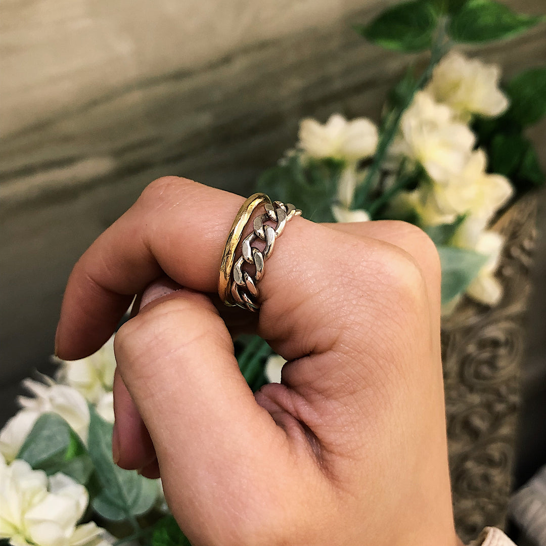 9CT Gold Stacking Ring - Main Image