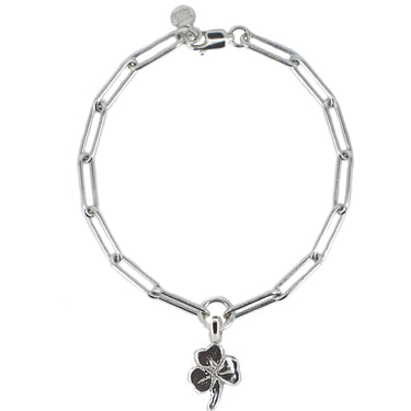 Lucky Clover Trace Chain Bracelet