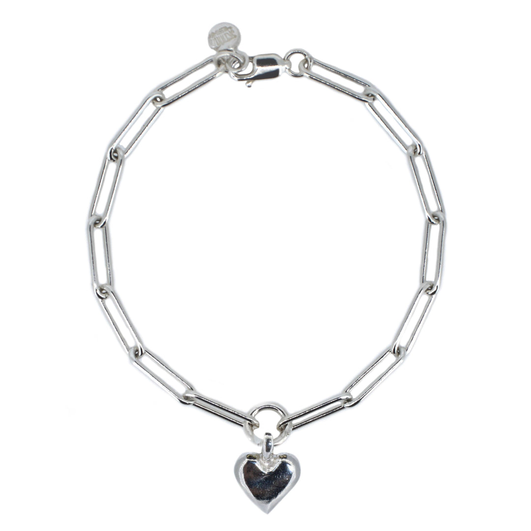 Sweet Heart Trace Chain Bracelet