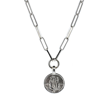 St Christopher Trace Chain Necklace