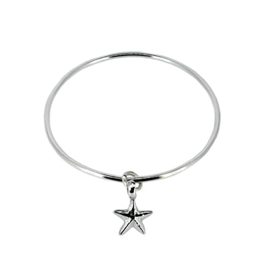 Starfish Charm Bangle