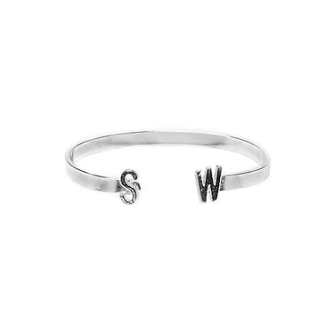 Initial Cuff Bangle