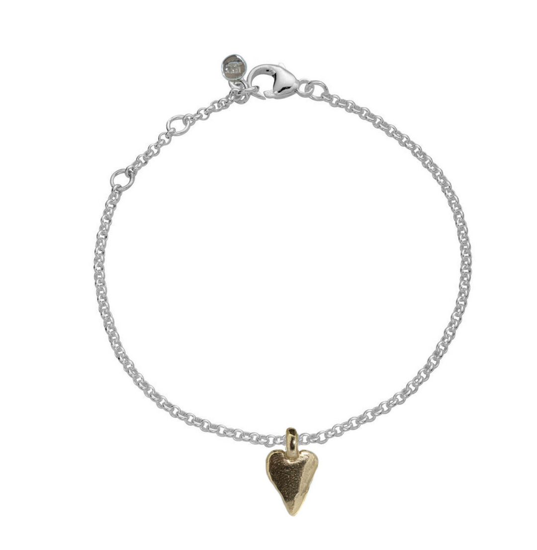 Gold Heart Chain Anklet