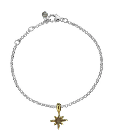 Gold North Star Chain Anklet