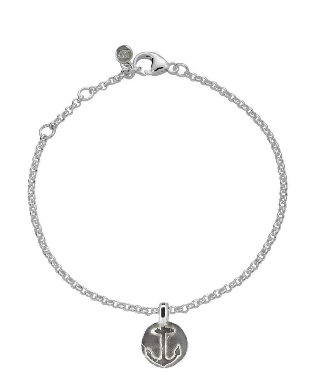 Anchor Disc Chain Anklet