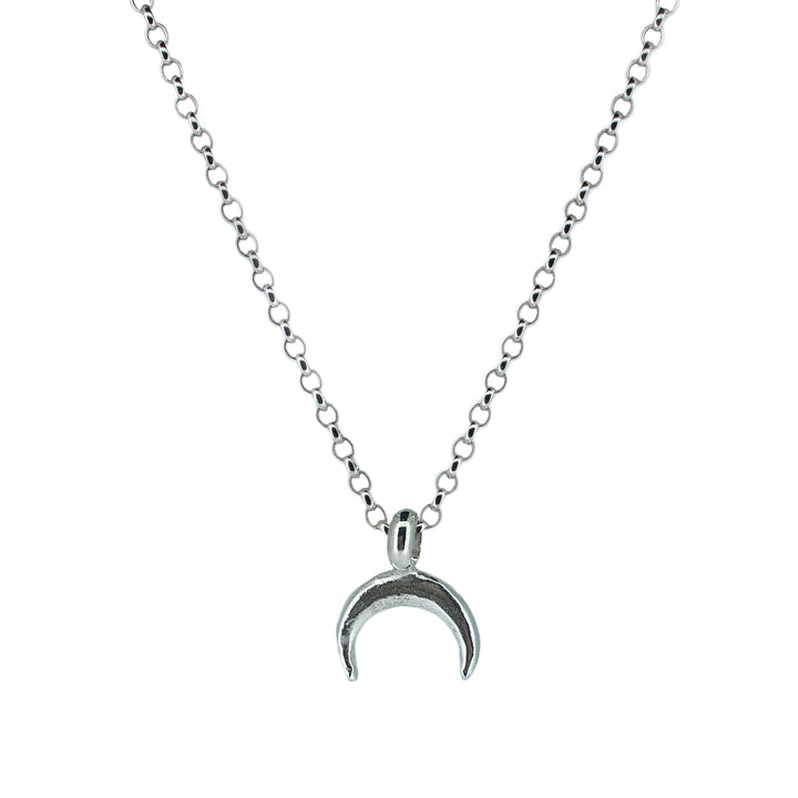 Crescent Horn Charm Necklace