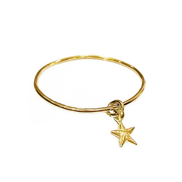 Gold Starfish Bangle