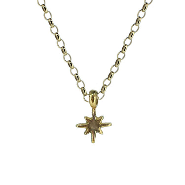 Gold North Star Necklace