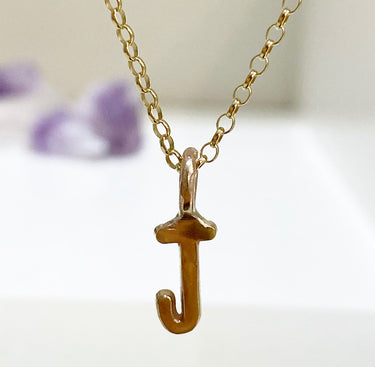 Gold Alphabet Necklace