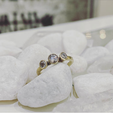 Gold & Diamond Trilogy Ring