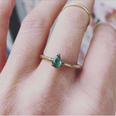 Gold Emerald Empire Ring