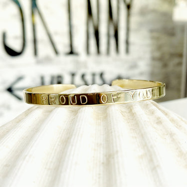 Gold Cuff Bangle