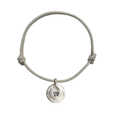 Personalised New Moon Rope Bracelet