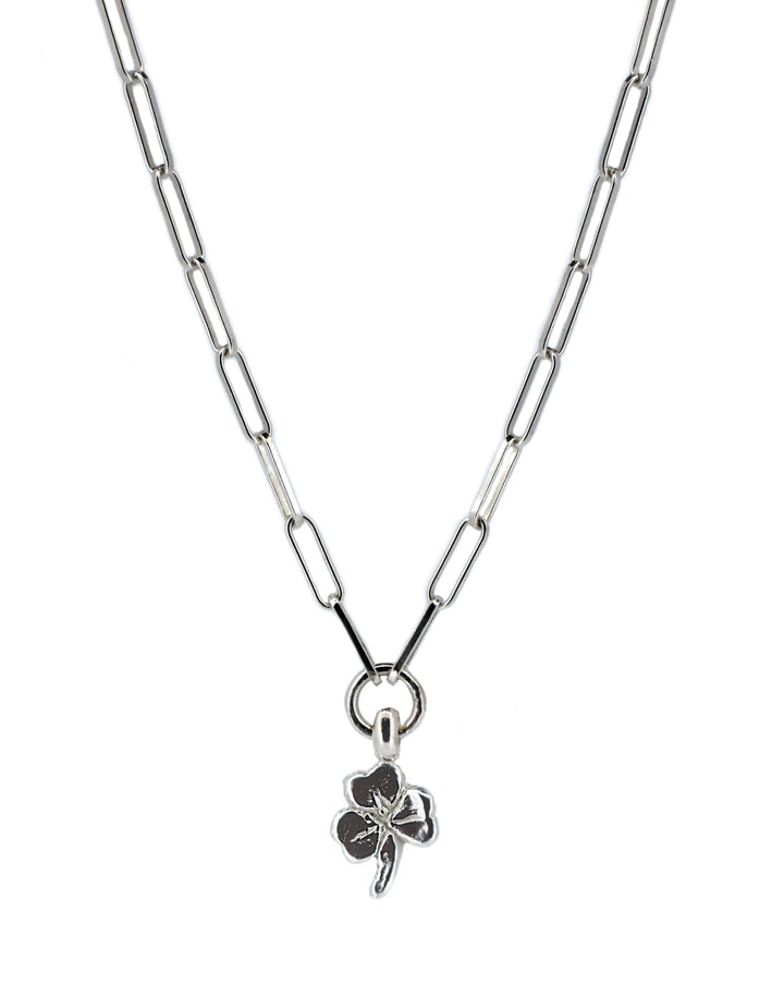 lucky clover trace chain necklace