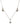 North Star with 2 Saturn Charm Necklace